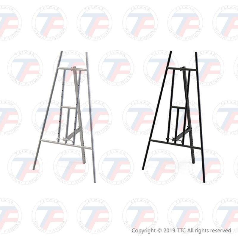 Display stand for paintings, easel