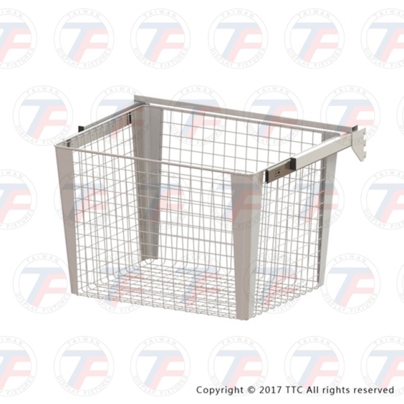 drawer-style wire basket