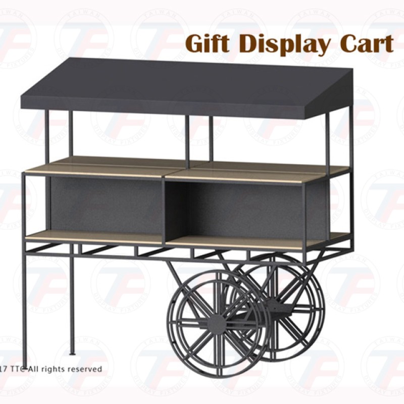 Two-layer stall cart