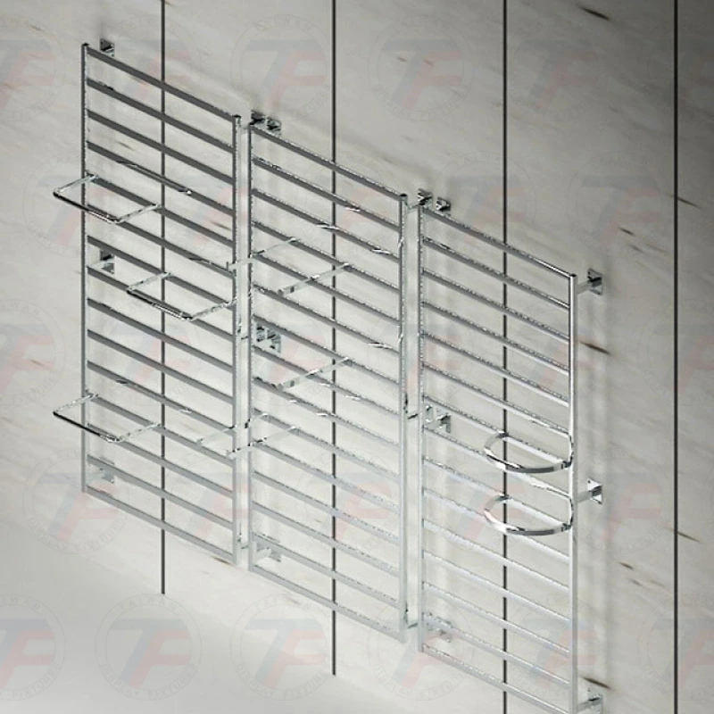 Steel Pipe Material Display Wall