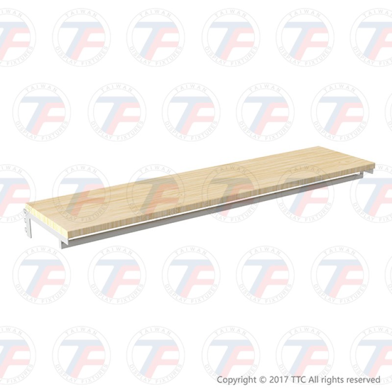 Estante con barra horizontal para isla (largo)