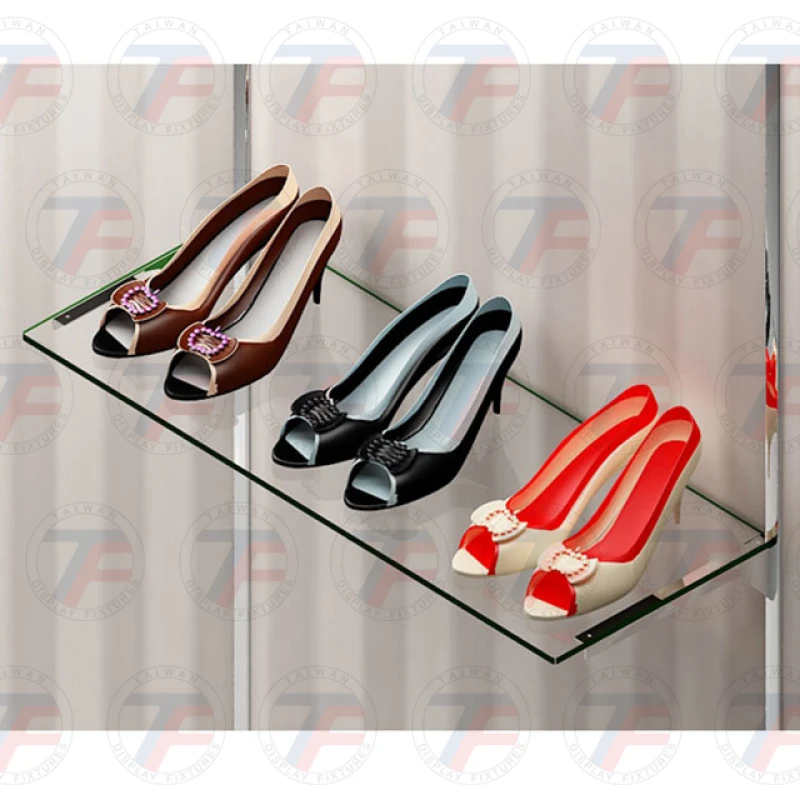 Glass shelf rack