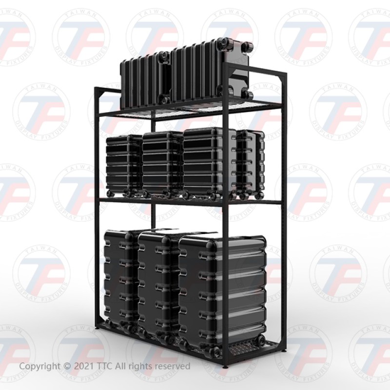 Luggage display rack
