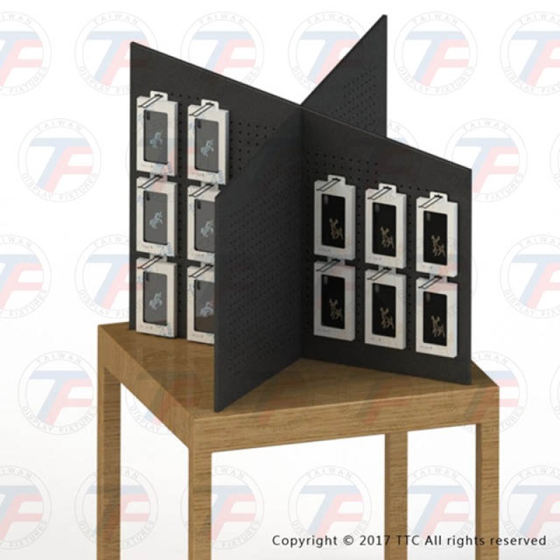 Panneau perforé de table