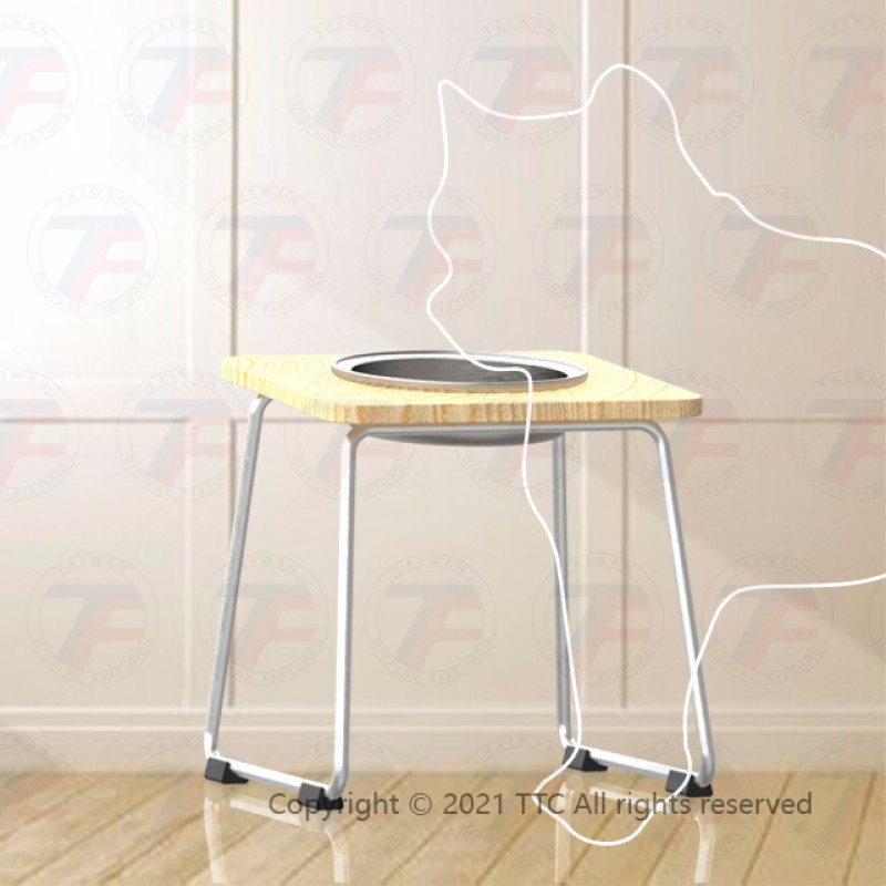 Soporte para comederos de mascotas