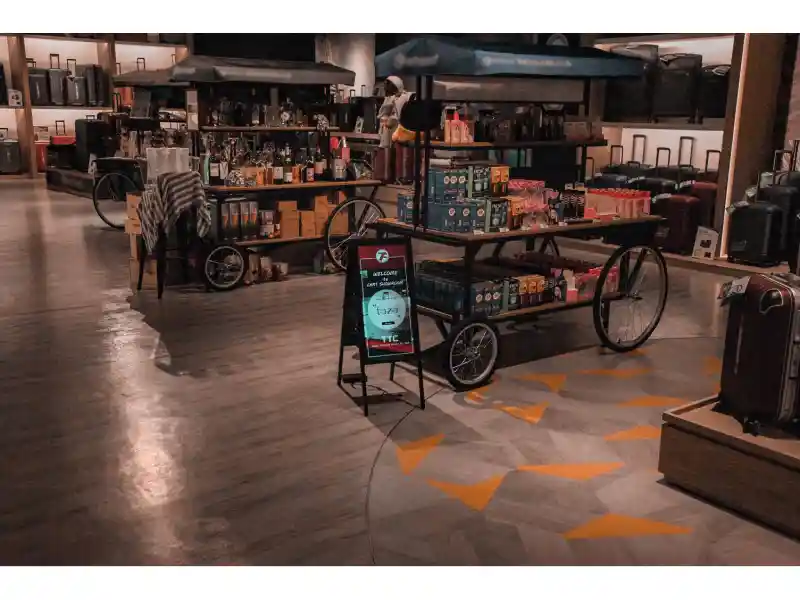 展示用移動餐車
